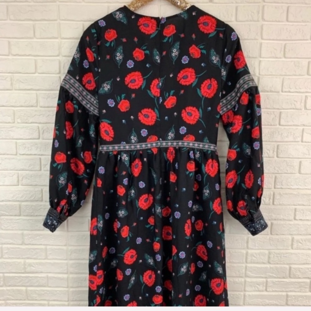 REVOLVE Endless Rose Embroidered Long Sleeve Dress - Picture 4 of 5